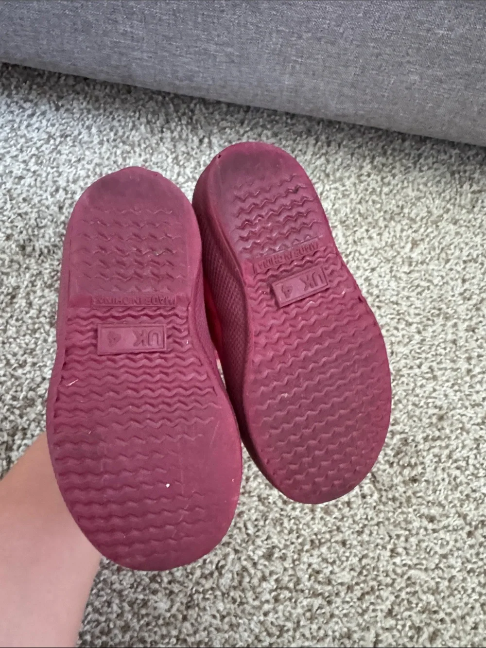 Hunter Kids Red Rain Boots